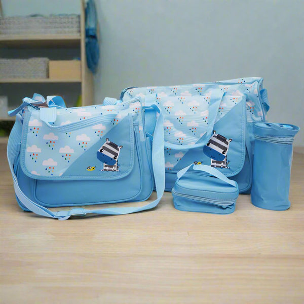 Baby Travel and Diaper Bag Set 4-in-1