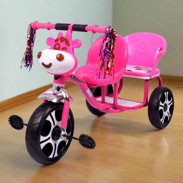 2 Kids Pink Tricycle