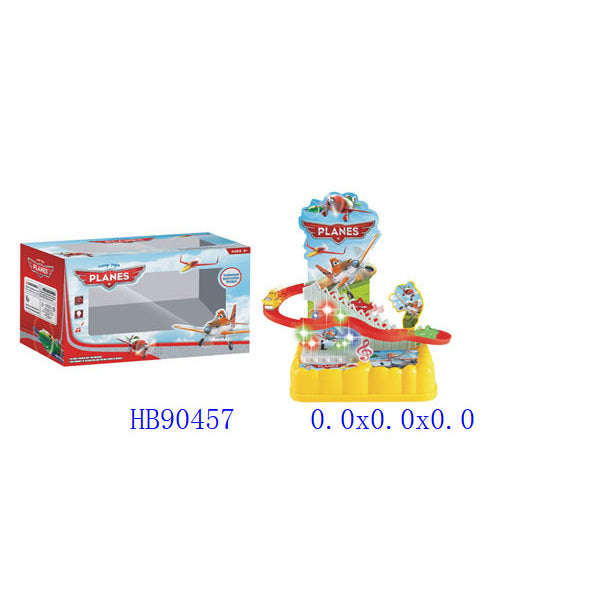 Planes Climbing Electric Stairs Toy with Lights and Music