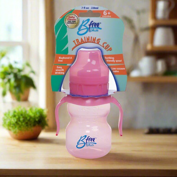 Bfree Plus 220ml Baby Training Cup with Handle 6M+