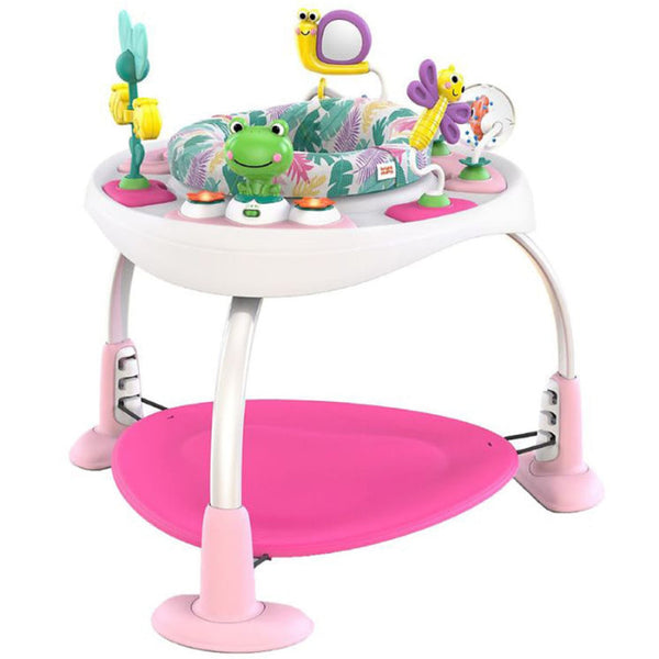 Bright Starts 2-in-1 Baby Activity Jumper & Table – Playful Palms Theme