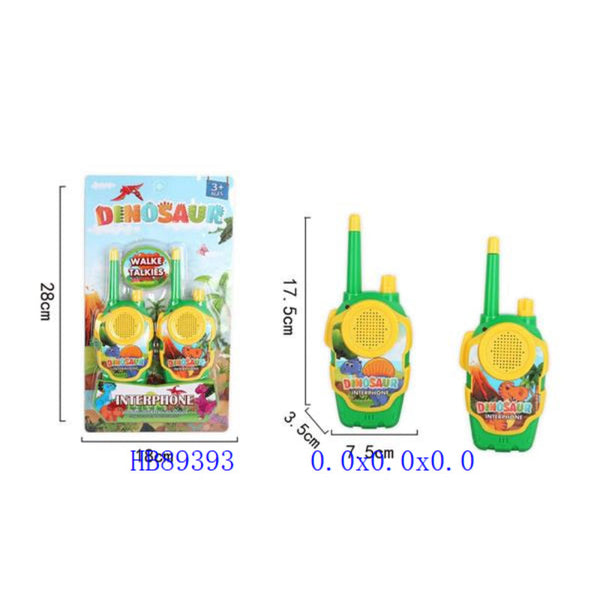 Dinosaur Walkie Talkie Set for Kids