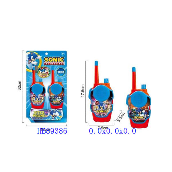 Sonic the Hedgehog Themed Walkie Talkies