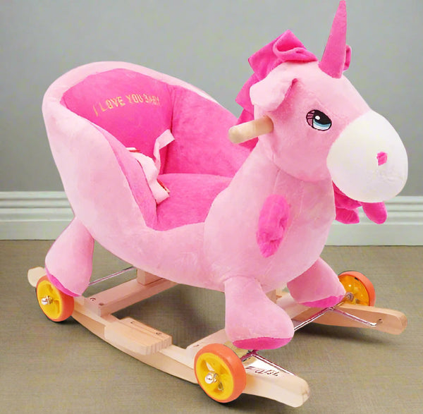 Unicorn 2-in-1 Rock and Ride-On Toy