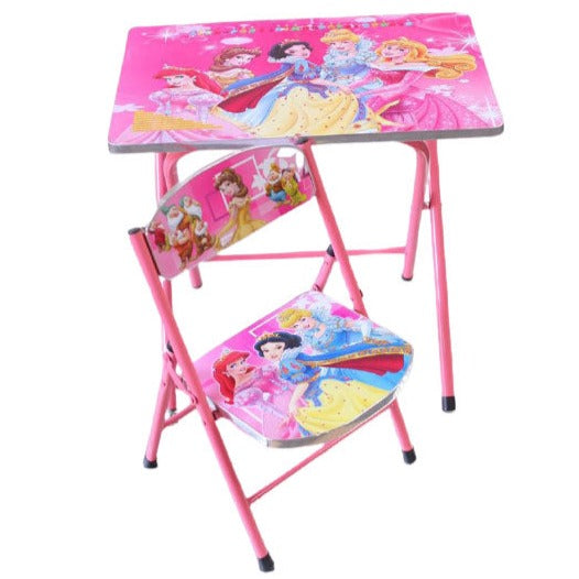 Kids Study Table & Chair – Disney Cinderella Edition