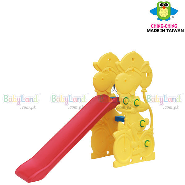 Ching Ching Giraffe Slide (L-61" W-34" H-45")