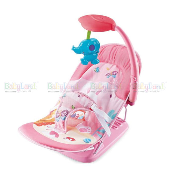 Elephant Theme Baby Bouncer - Pink