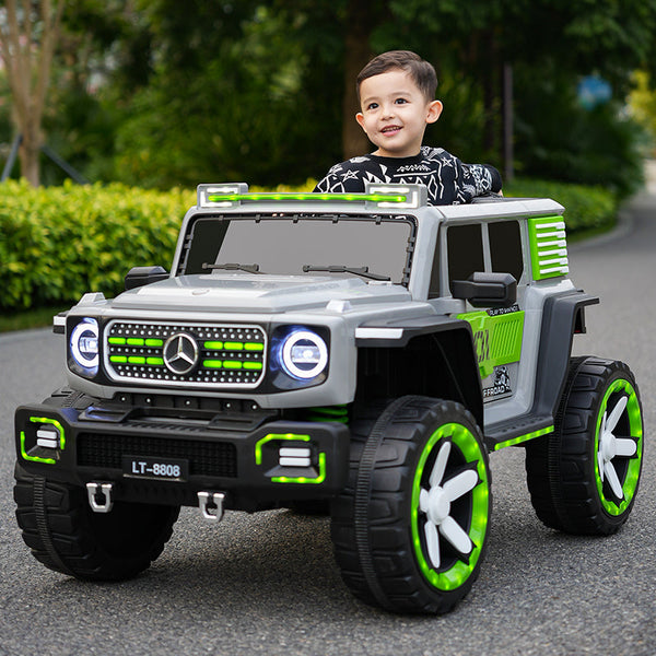 Mercedes G-Wagon Style Kids Electric Ride-On Jeep – Quad 550 Motors & Luxury Design