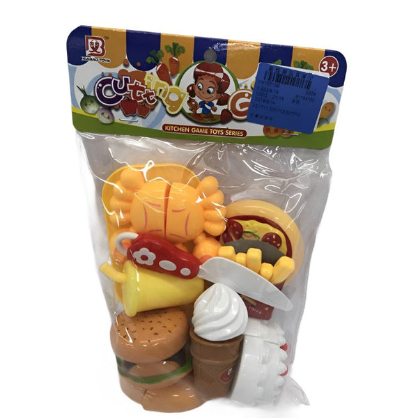 Pretend Play Food Cutting Toy Set