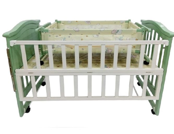 Wooden Baby Cot 2-in-1