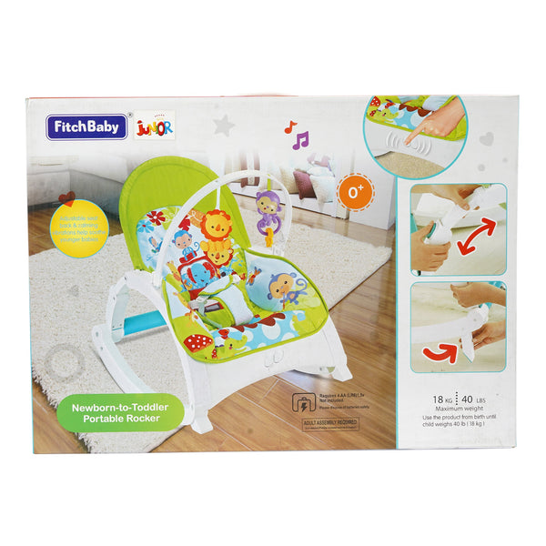 FitchBaby Animal Theme Baby Bouncer Rocker