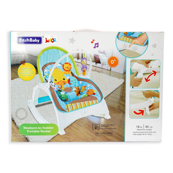 FitchBaby Animal Theme Baby Bouncer Rocker