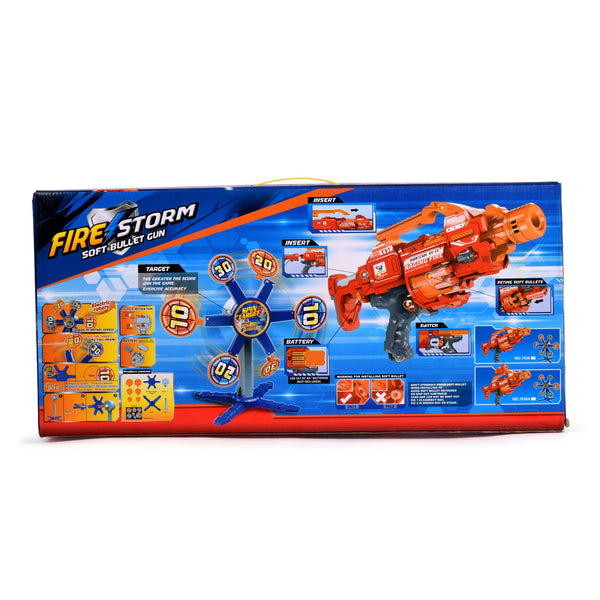 Firestorm Soft Bullet Gun with Spin Target