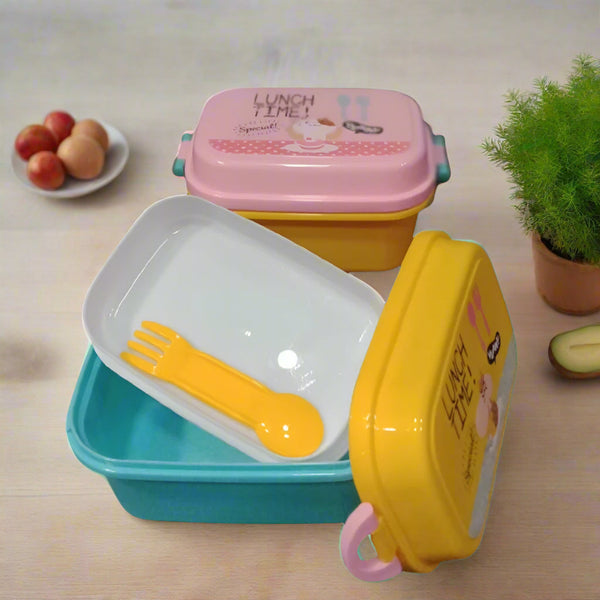 Cartoon Plastic Lunch Box