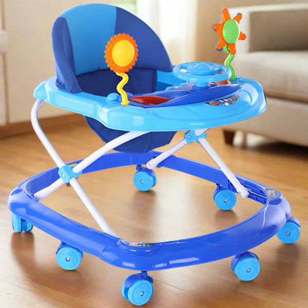Foldable Baby Walker with Sunflower Toys