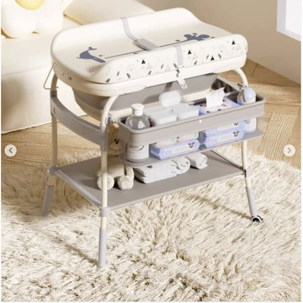 Baby Bath with Stand & Changing Table