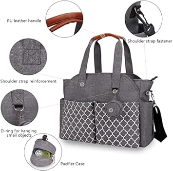 Multi-Pocket Diaper Bag