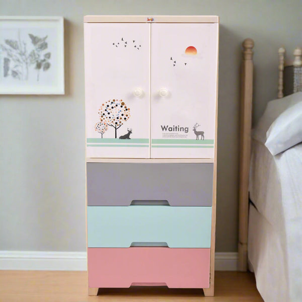 Forest Storage Cabinet (Wardrobe + Cupboard)