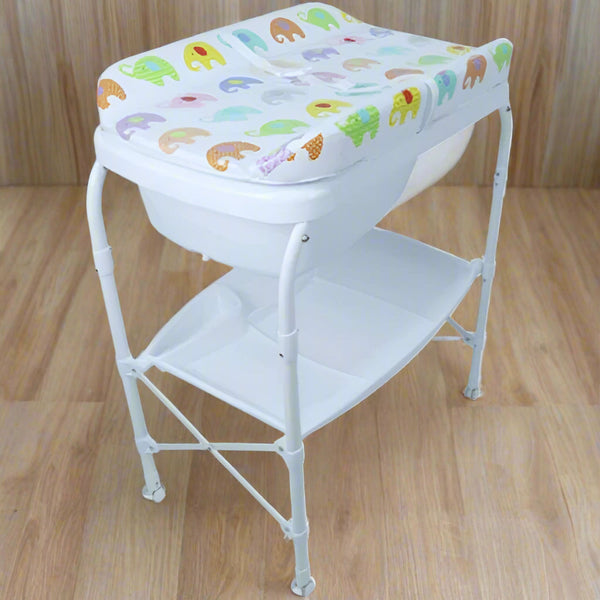 Baby Bath Stand & Changing Table 2-in-1