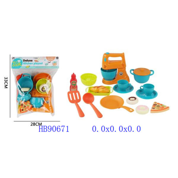 Kids Deluxe Kitchen Mixer Set with Accessories