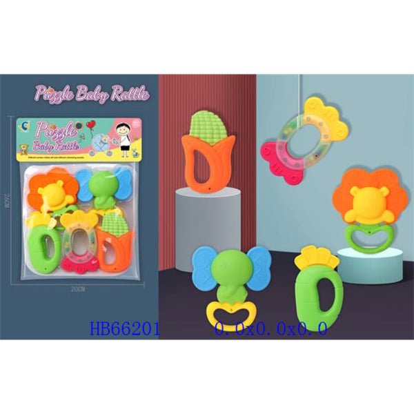 Baby Rattle Toys - Pack of 5
