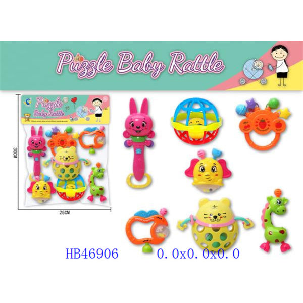 Baby Rattle Toys - Pack of 7