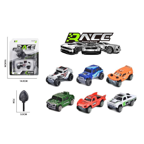 Speed Racing Key Power Die Cast Car