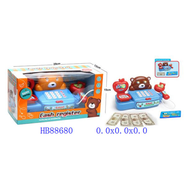 Kids Toy Cash Register with Scanner and Sounds