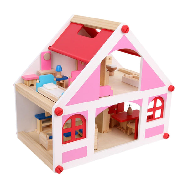 Wooden Doll House Toy
