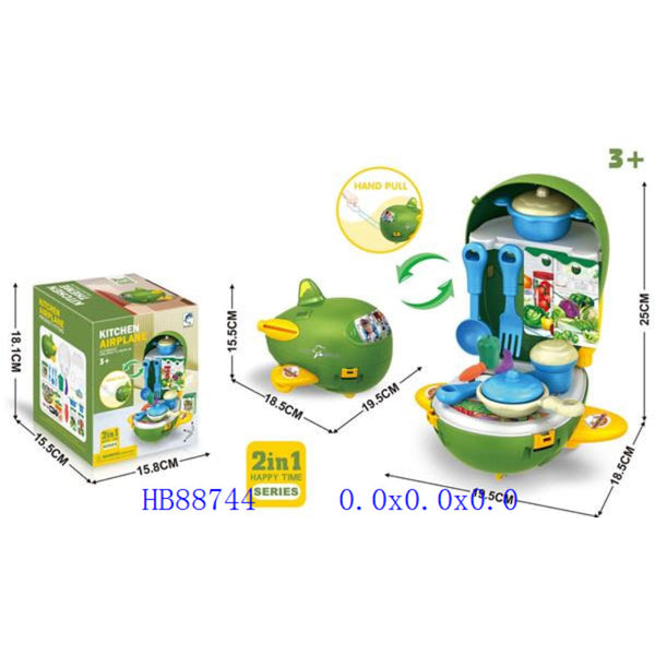 Kitchen Airplane Play Set 2-in-1