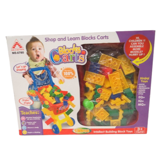 Block Carts DIY Building Blocks Set - 126 Pcs/Set