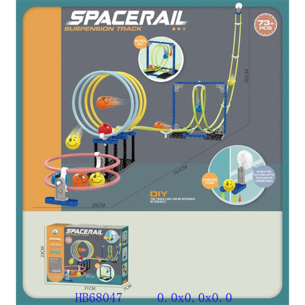 Spacerail Suspension Track DIY building Kit | 73+ Pcs/Set