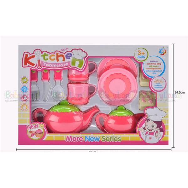 Pretend Play Kitchen Tableware Set