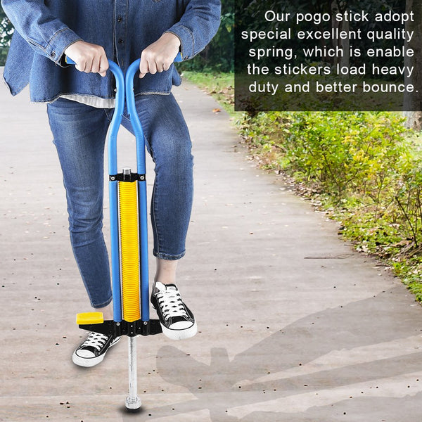 Kids Jumping Pogo Stick