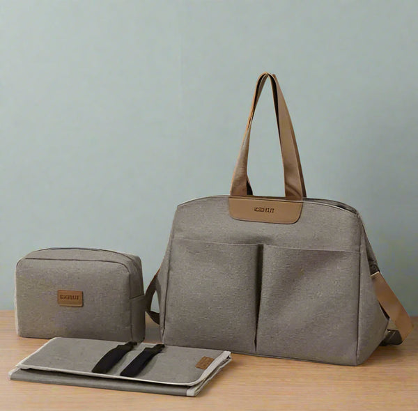 Stylish Baby Diaper Bag with Changing Mat