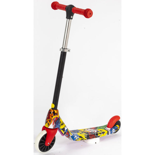 Colorful Skull 2-Wheel Kids Kick Scooter