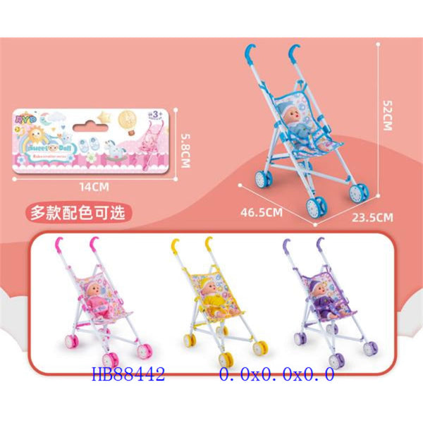 Little Princess Doll Stroller Toy