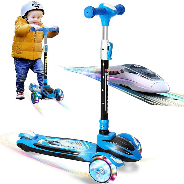 3-Wheel Kids Scooty with Lights & Music – Fun Ride for Boys & Girls (Ages 6–10)