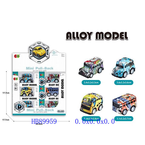 Mini Pull Back Alloy Toy Cars