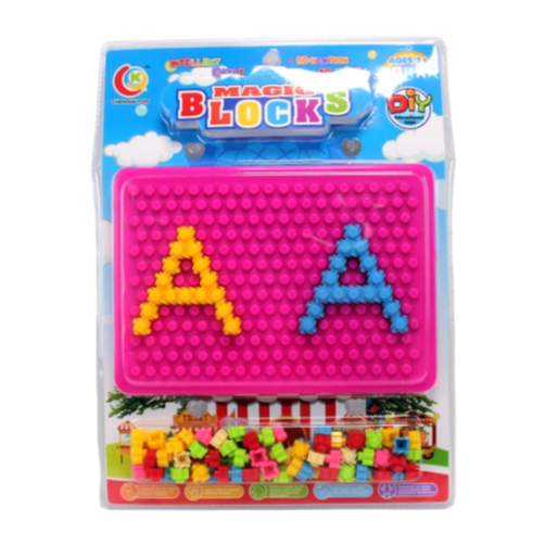Puzzle and Drawing Magic DIY Building Blocks Set