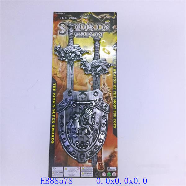 Ultimate Warrior Role Play Kit – 2 Swords & Shield