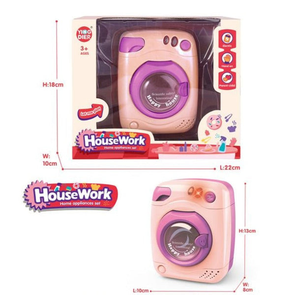 Pretend Play Mini Washing Machine Toy