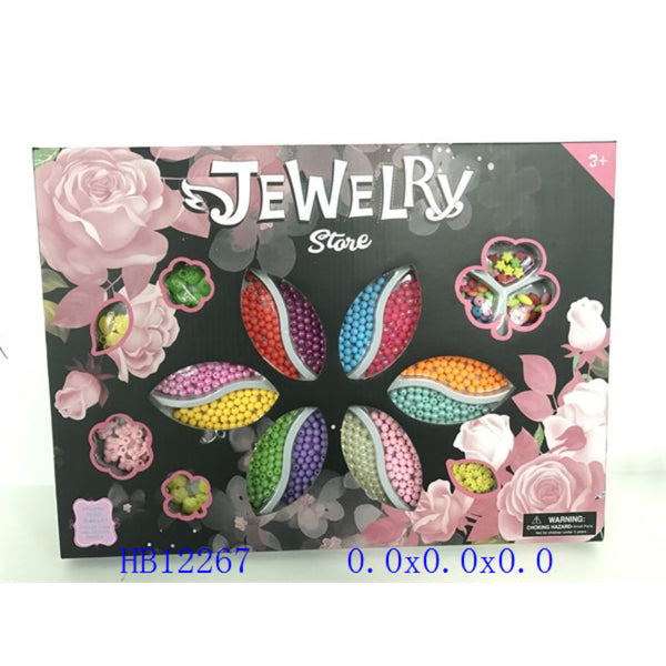 SparkleCraft DIY Jewelry Beads Kit – Make Your Own Bracelets!