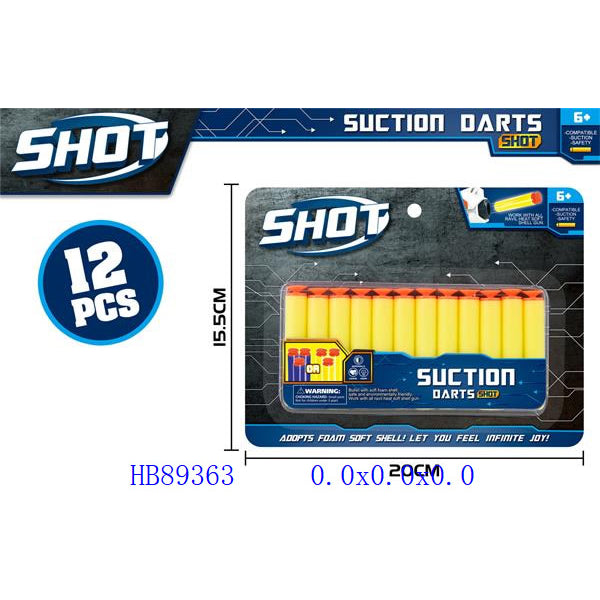 Nerf Suction Darts - Pack of 12