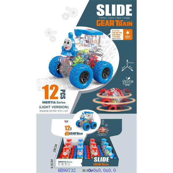 Slide Inertia Gear Train