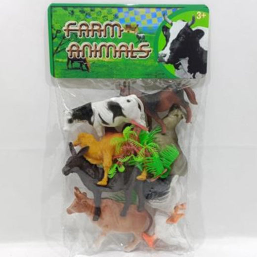 Mini Farm Animal Figures – 8-Piece Set