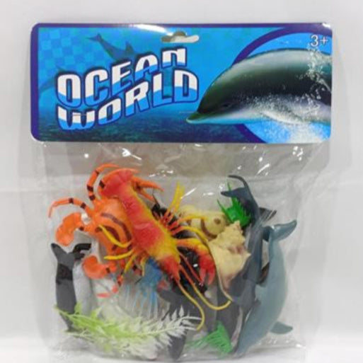 Ocean World Animal Figures – 12-Piece Set