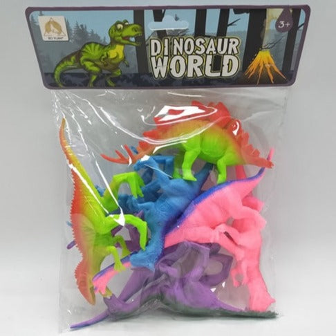 Rubber Dinosaur Simulation Playset