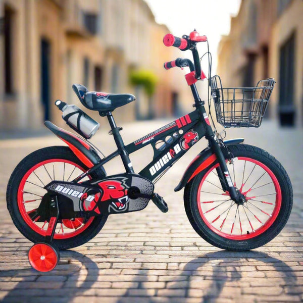 Lion Theme 16-Inch Kids Bicycle with Basket and Water Bottle
