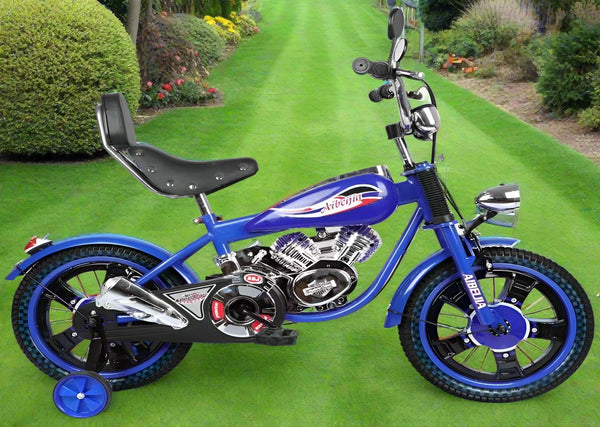 Kids Chopper 16-Inch Bicycle with Training Wheels